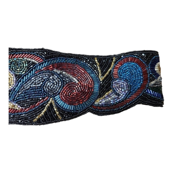 Vintage Beaded Belt Speyer Milor - Picture 3 of 8
